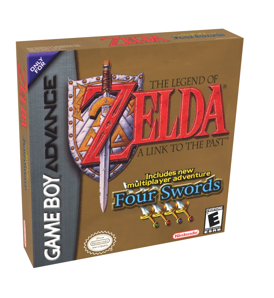 The Legend of Zelda Link to the Past Reproduction Box