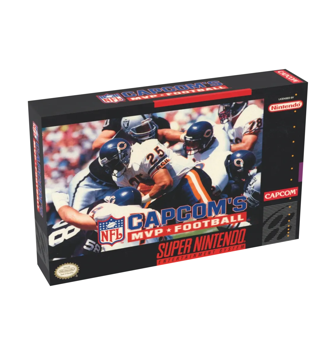 Capcom&#39;s MVP Football Reproduction Box