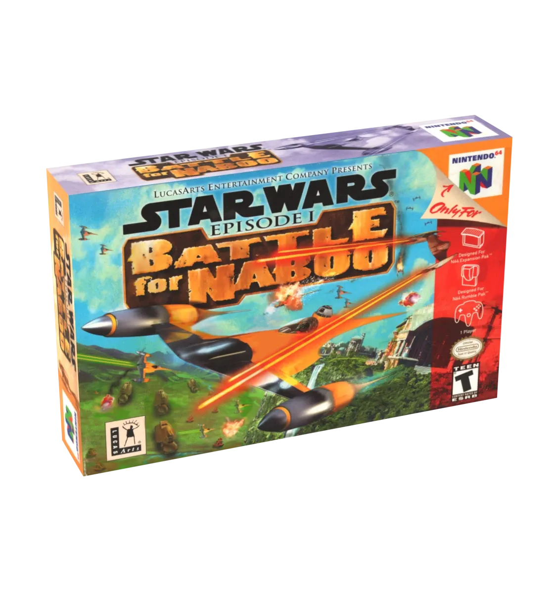 Star Wars Battle for Naboo Reproduction Box