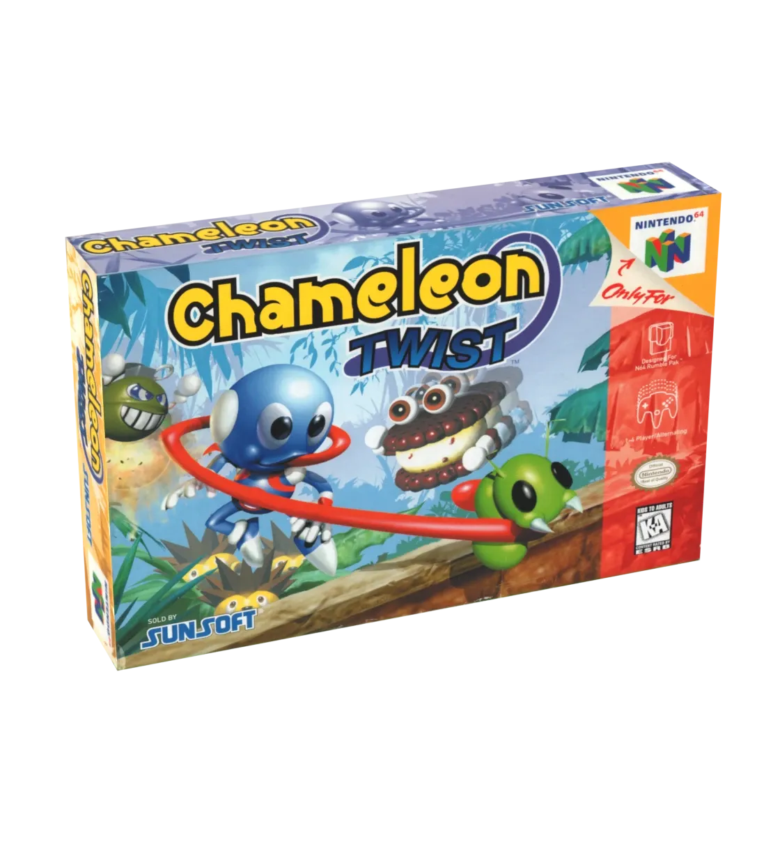 Chameleon Twist Reproduction Box