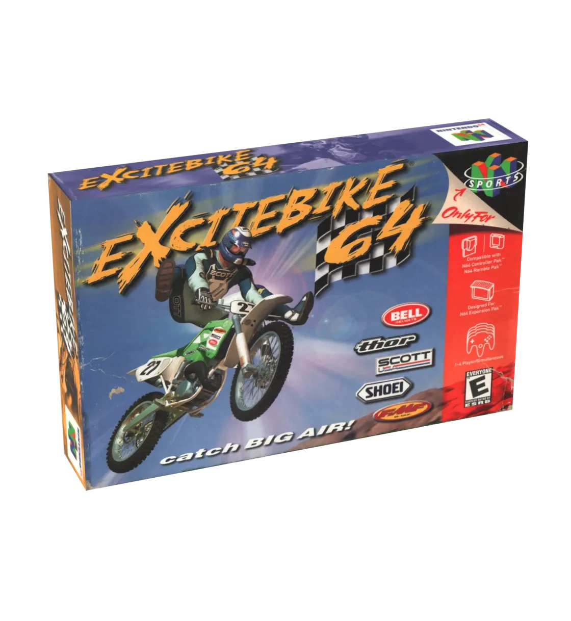 Excitebike 64 Reproduction Box