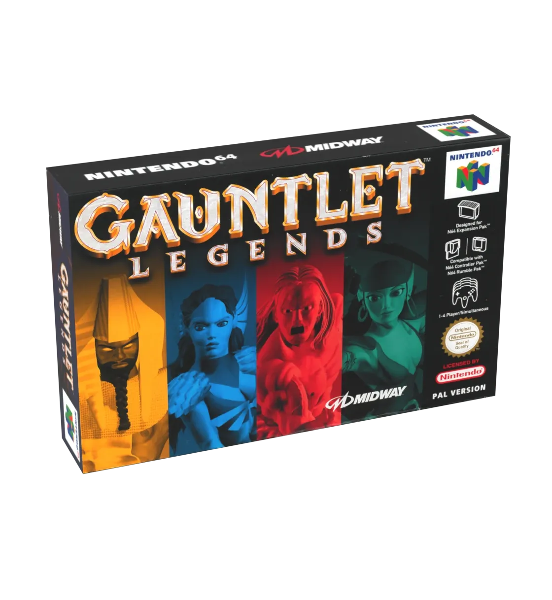 Gauntlet Legends Reproduction Box