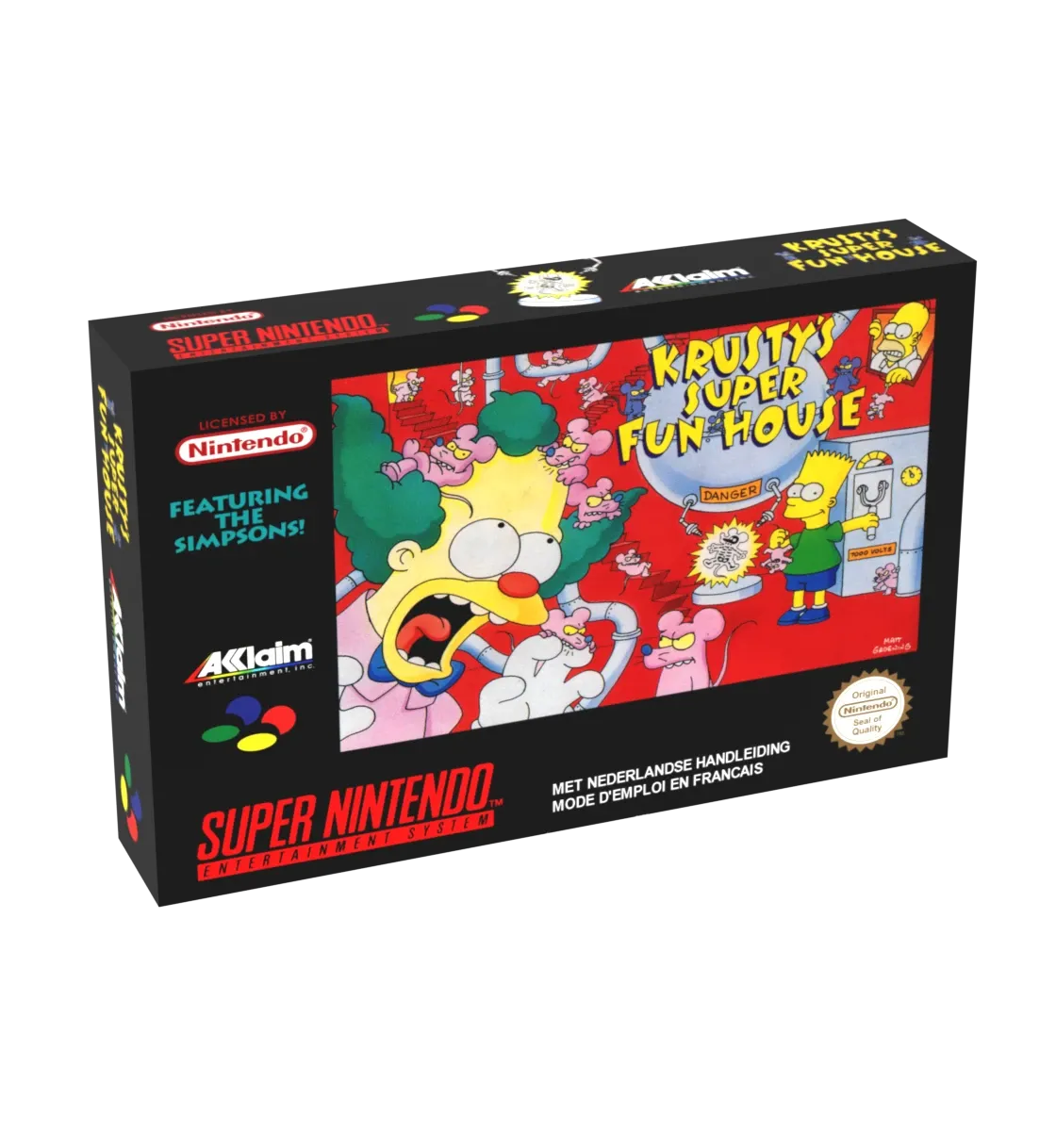 Krusty&#39;s Super Fun House Reproduction Box