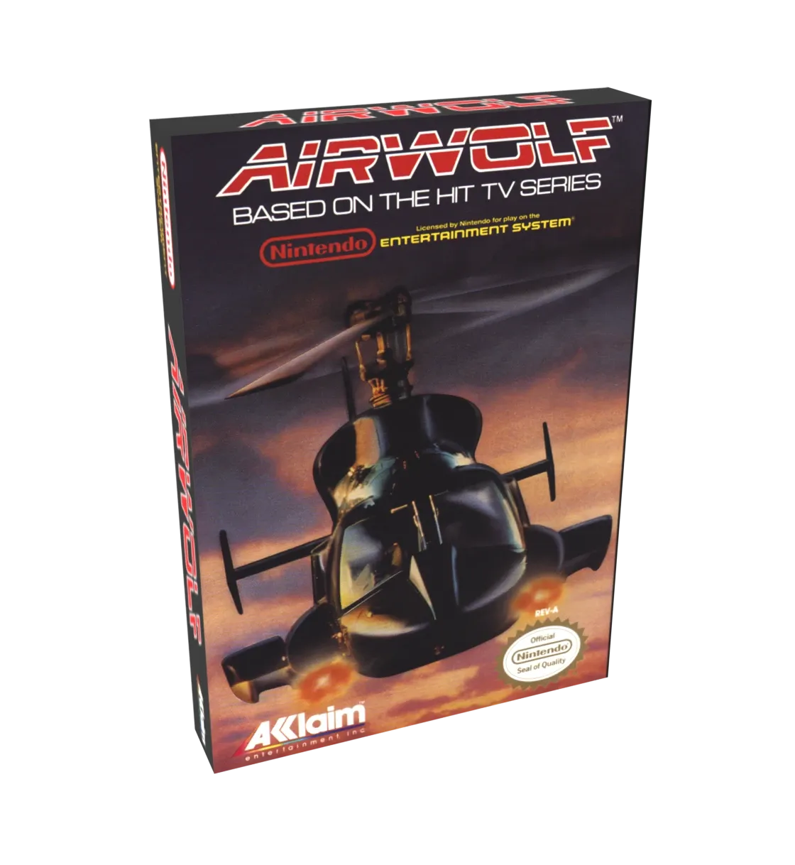 Airwolf Reproduction Box