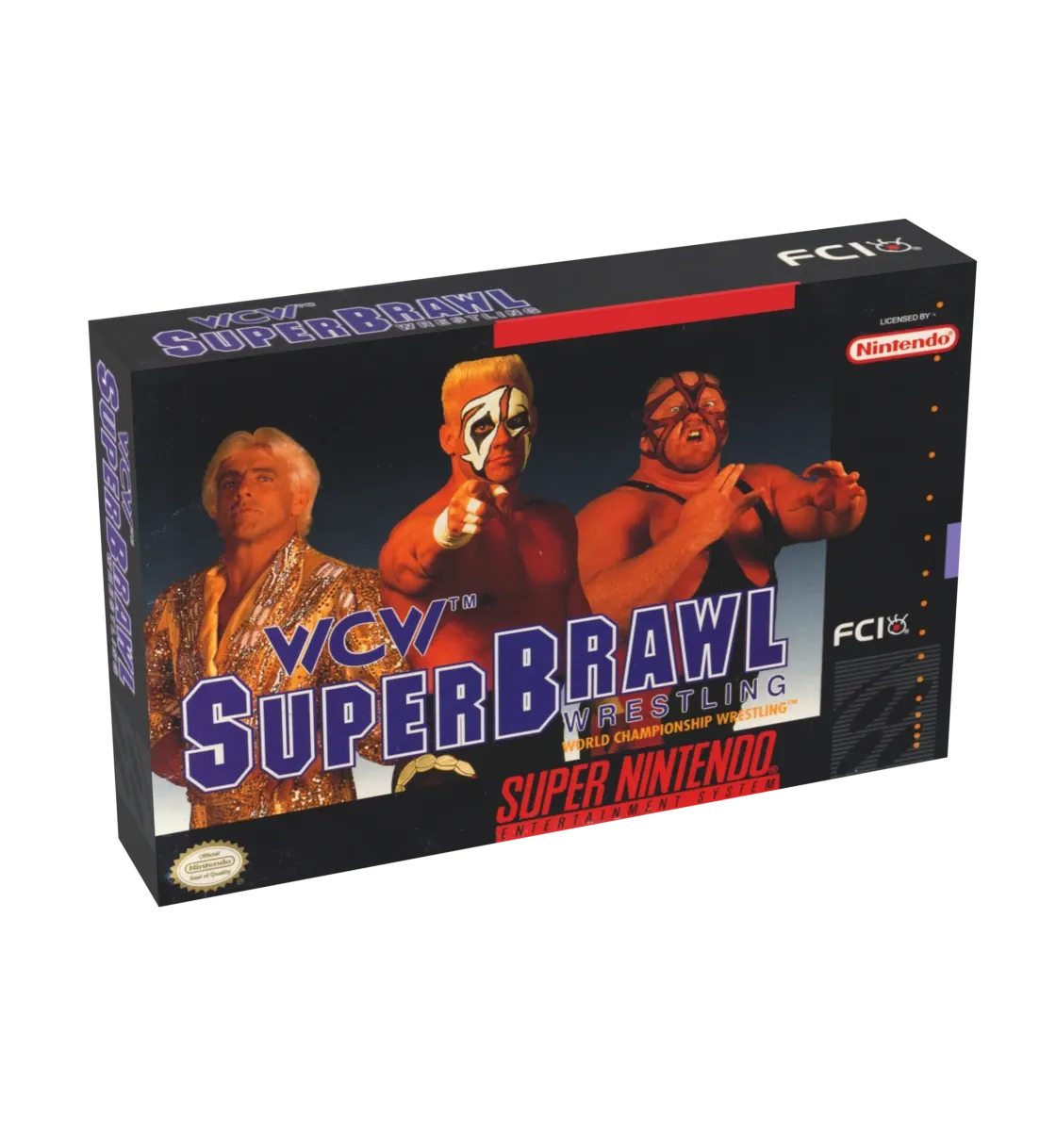 WCW Super Brawl Reproduction Box