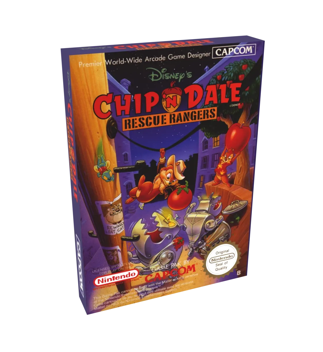 Chip N Dale Rescue Rangers Reproduction Box