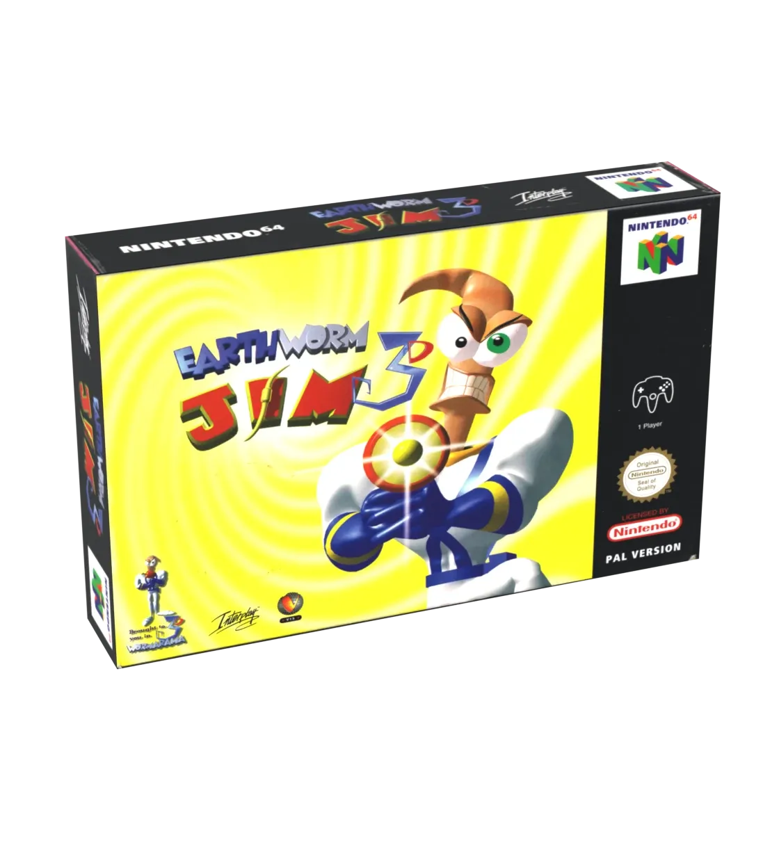 Earthworm Jim 64 Reproduction Box