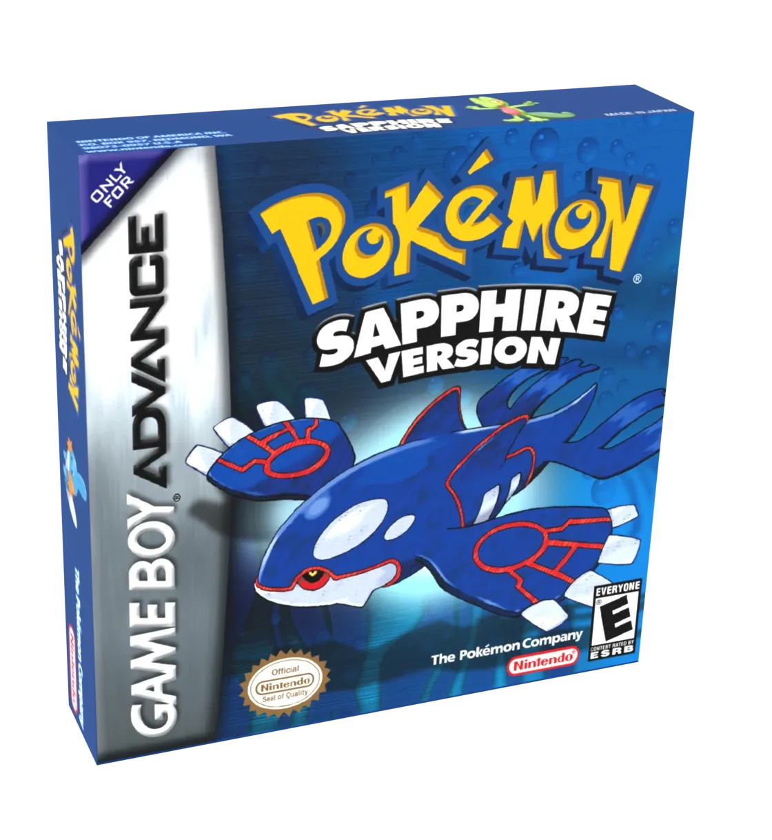 Pokemon Sapphire Reproduction Box