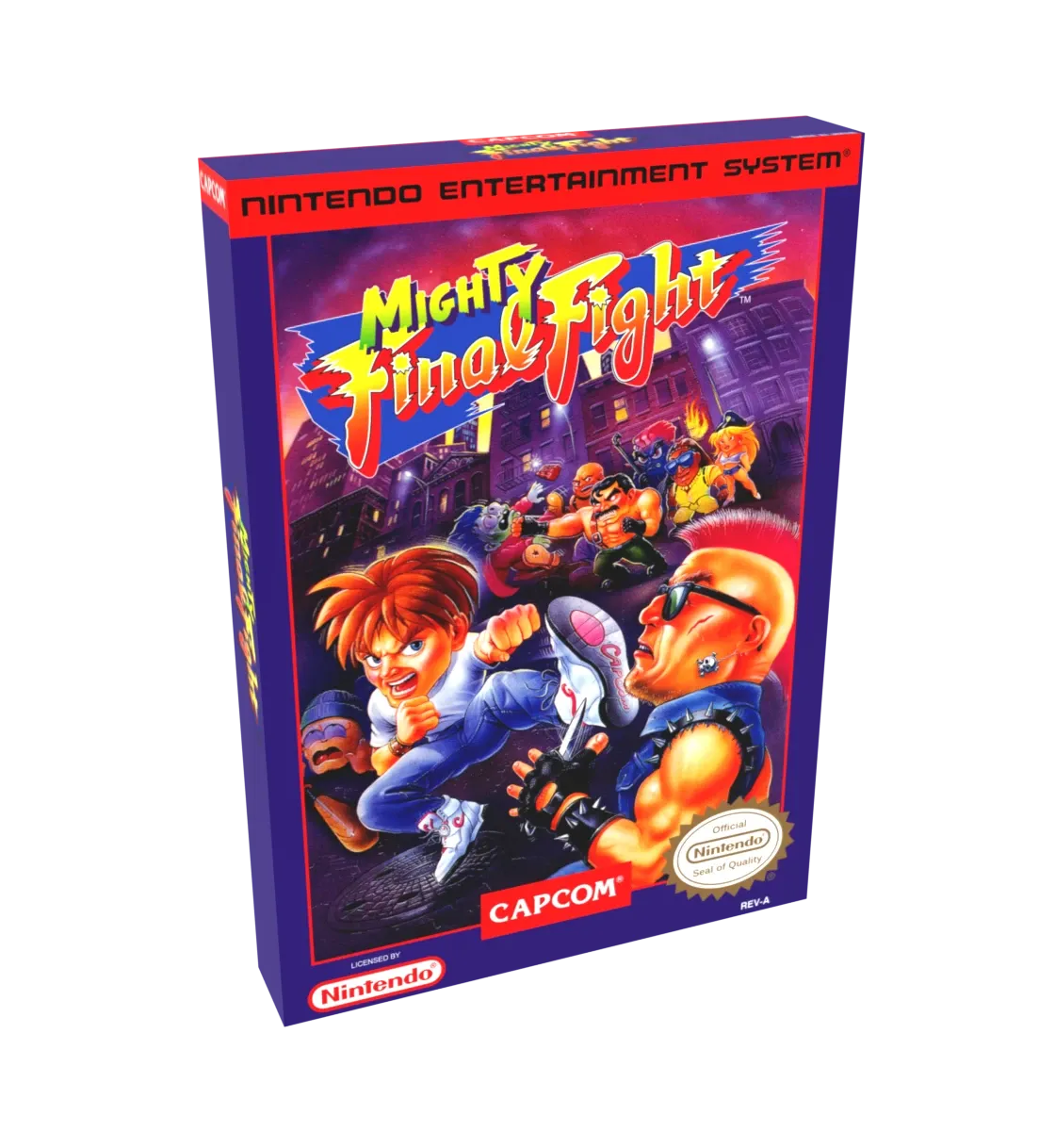 Mighty Final Fight Reproduction Box