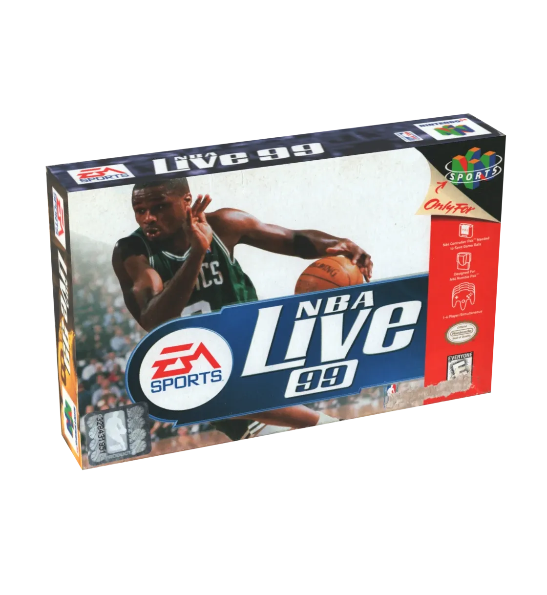 NBA Live 99 Reproduction Box