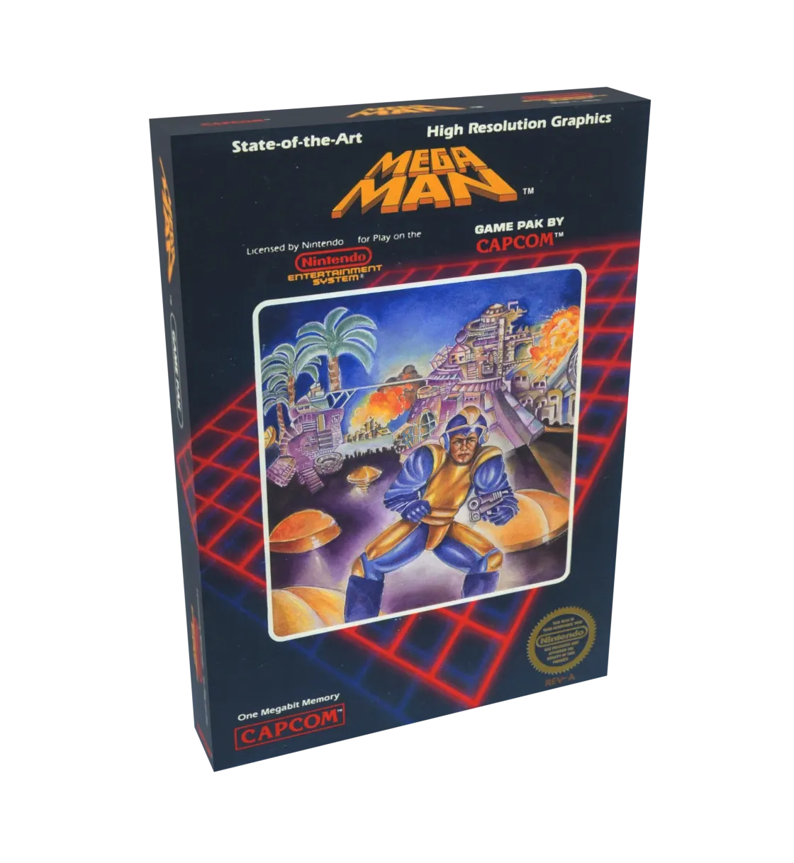 Mega Man Reproduction Box