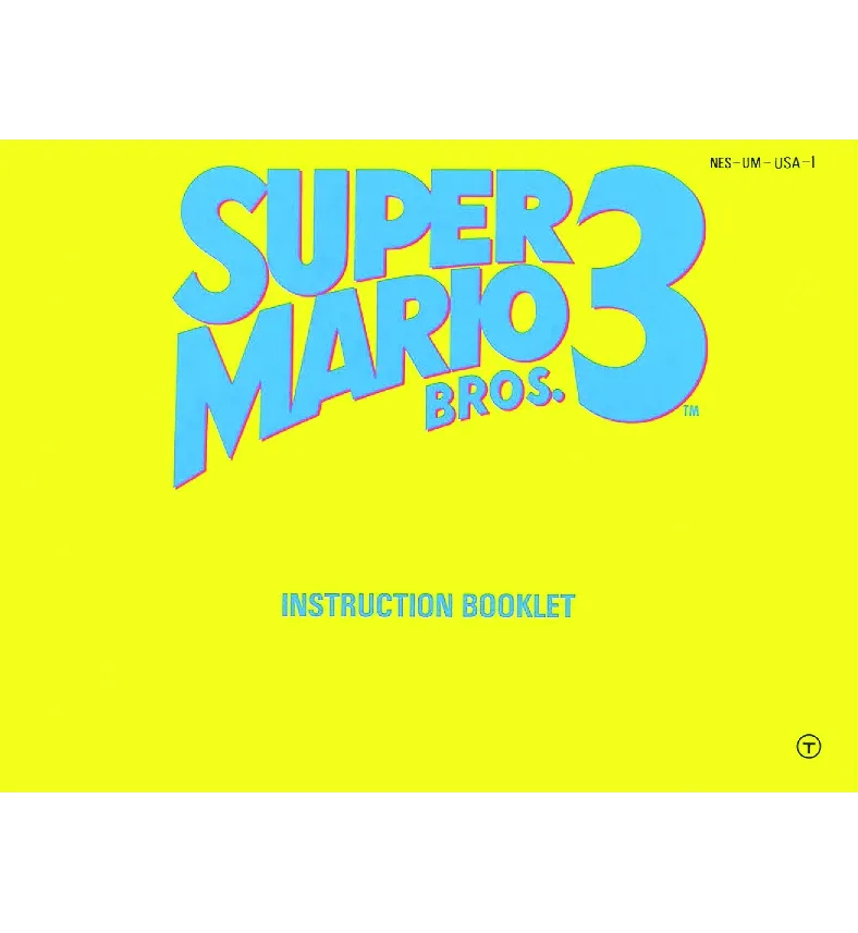 Super Mario Brothers 3 Reproduction Manual