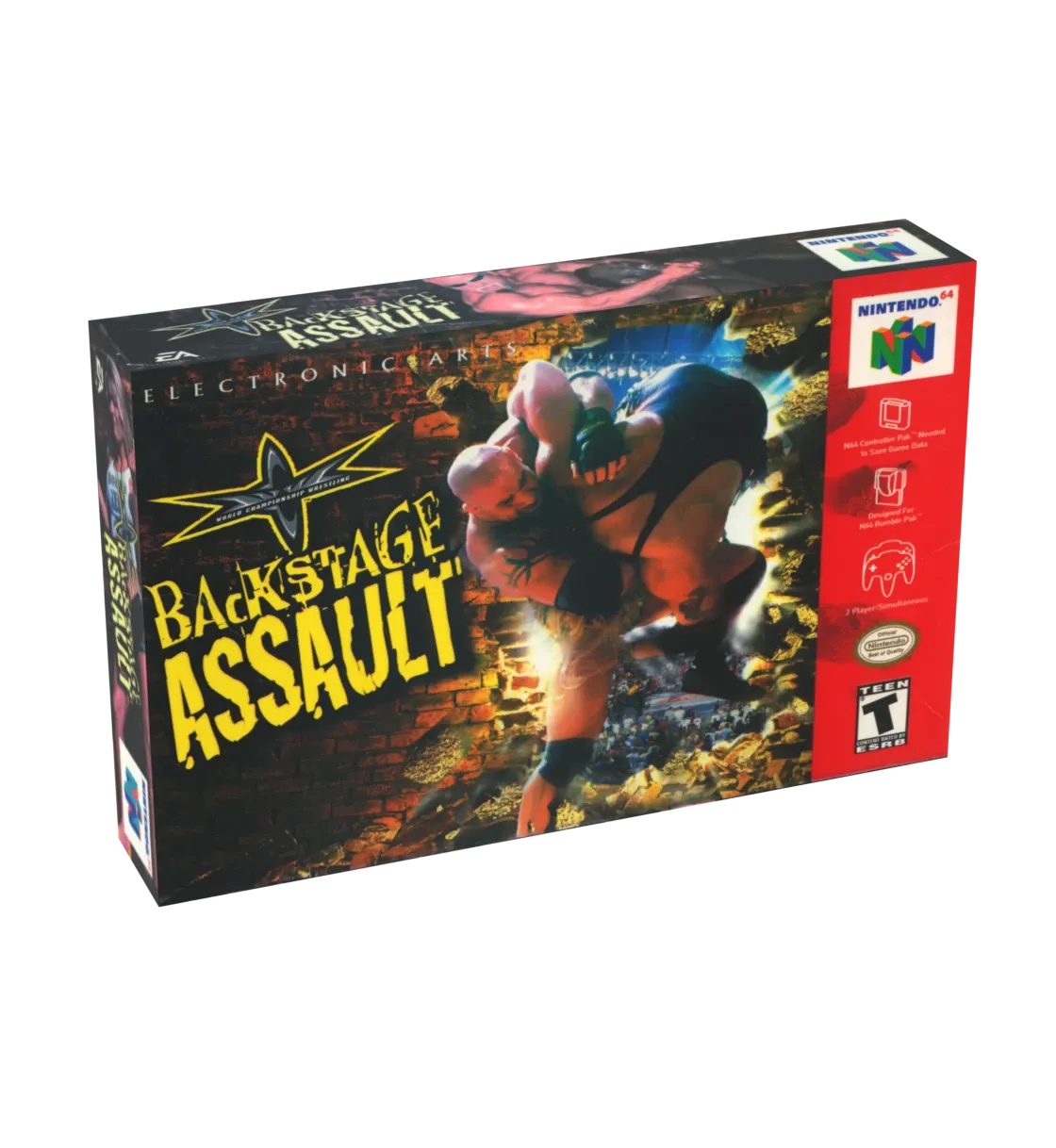 WCW Backstage Assault Reproduction Box