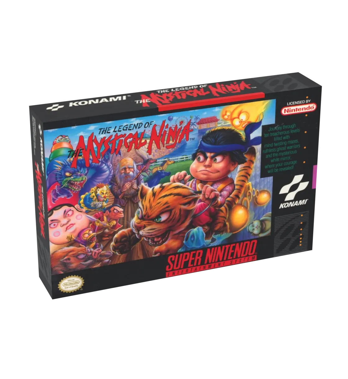 The Legend of the Mystical Ninja Reproduction Box