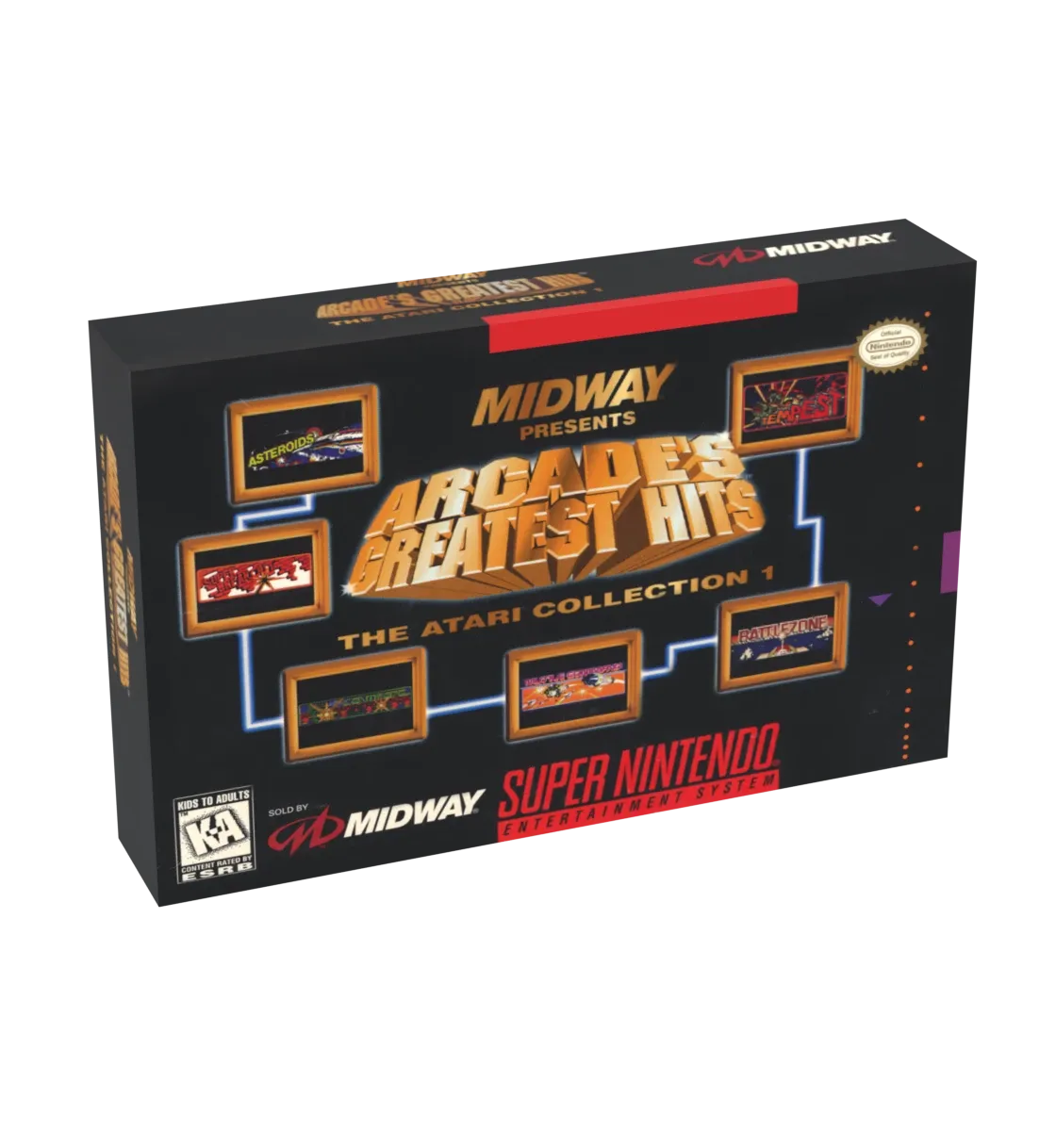 Midway Presents Arcade&#39;s Greatest Hits Reproduction Box