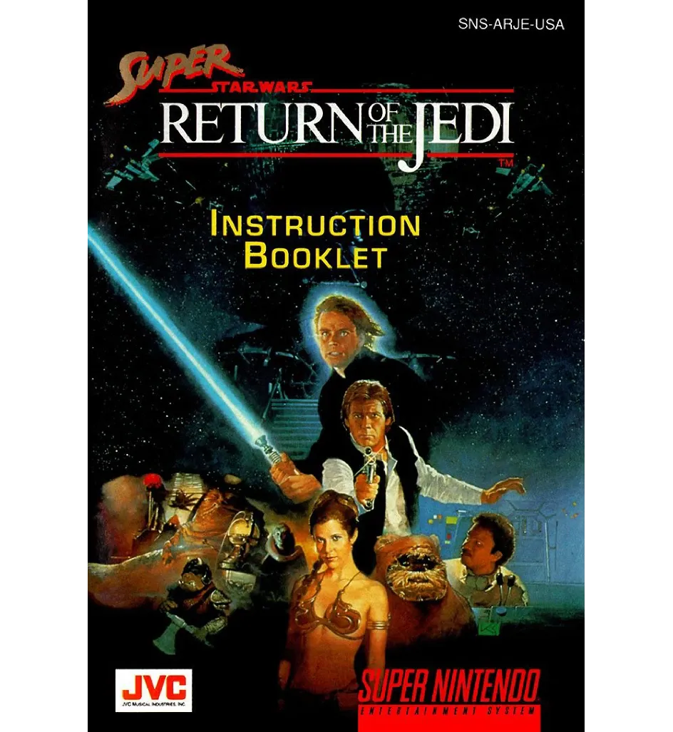 Super Star Wars Return of the Jedi Reproduction Manual