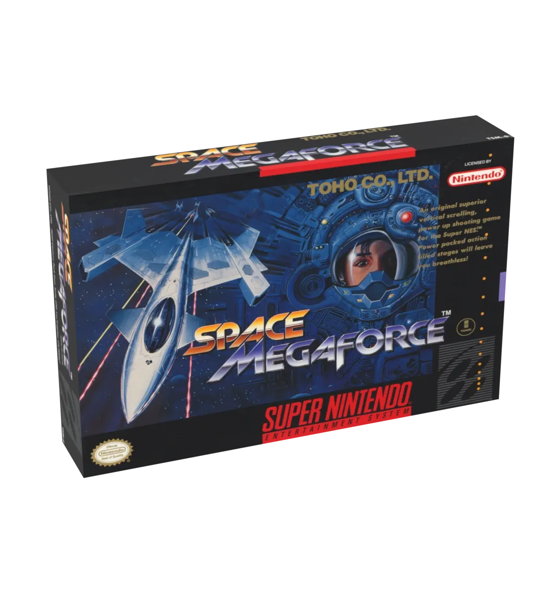 Space Megaforce Reproduction Box