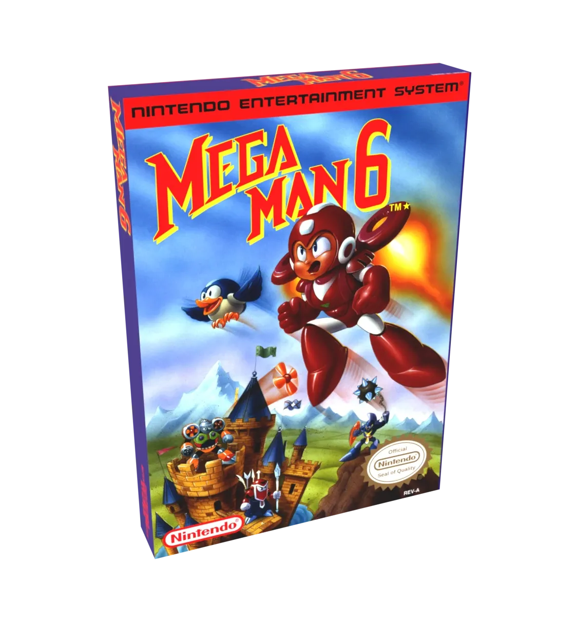 Mega Man 6 Reproduction Box