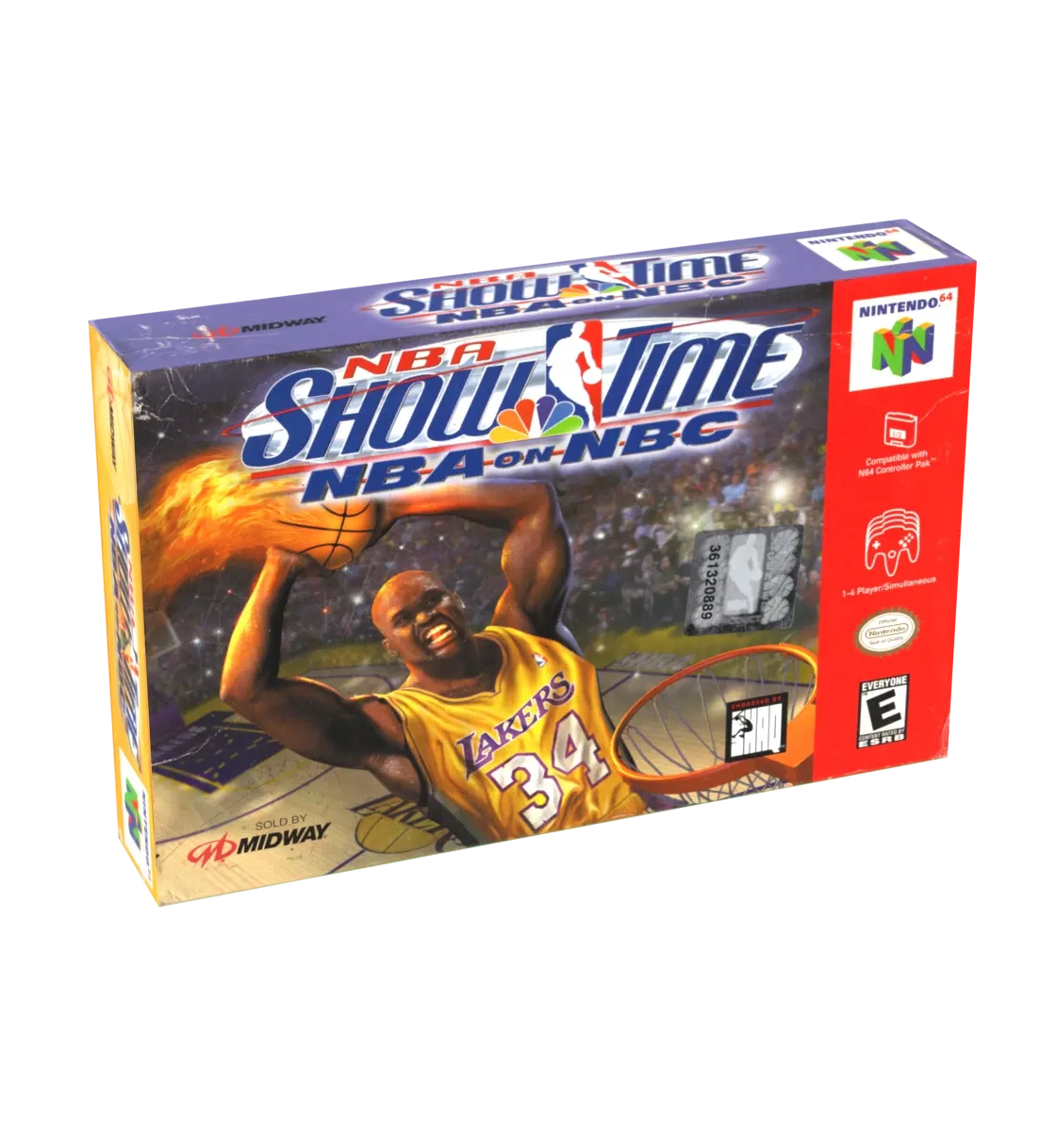 NBA Showtime Nba on NBC Reproduction Box