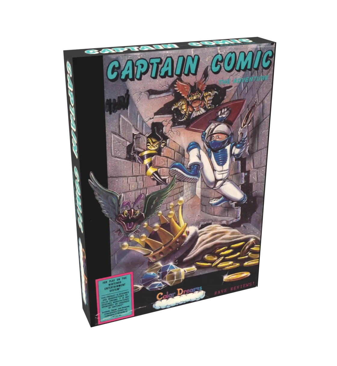 Captain Comic Reproduction Box