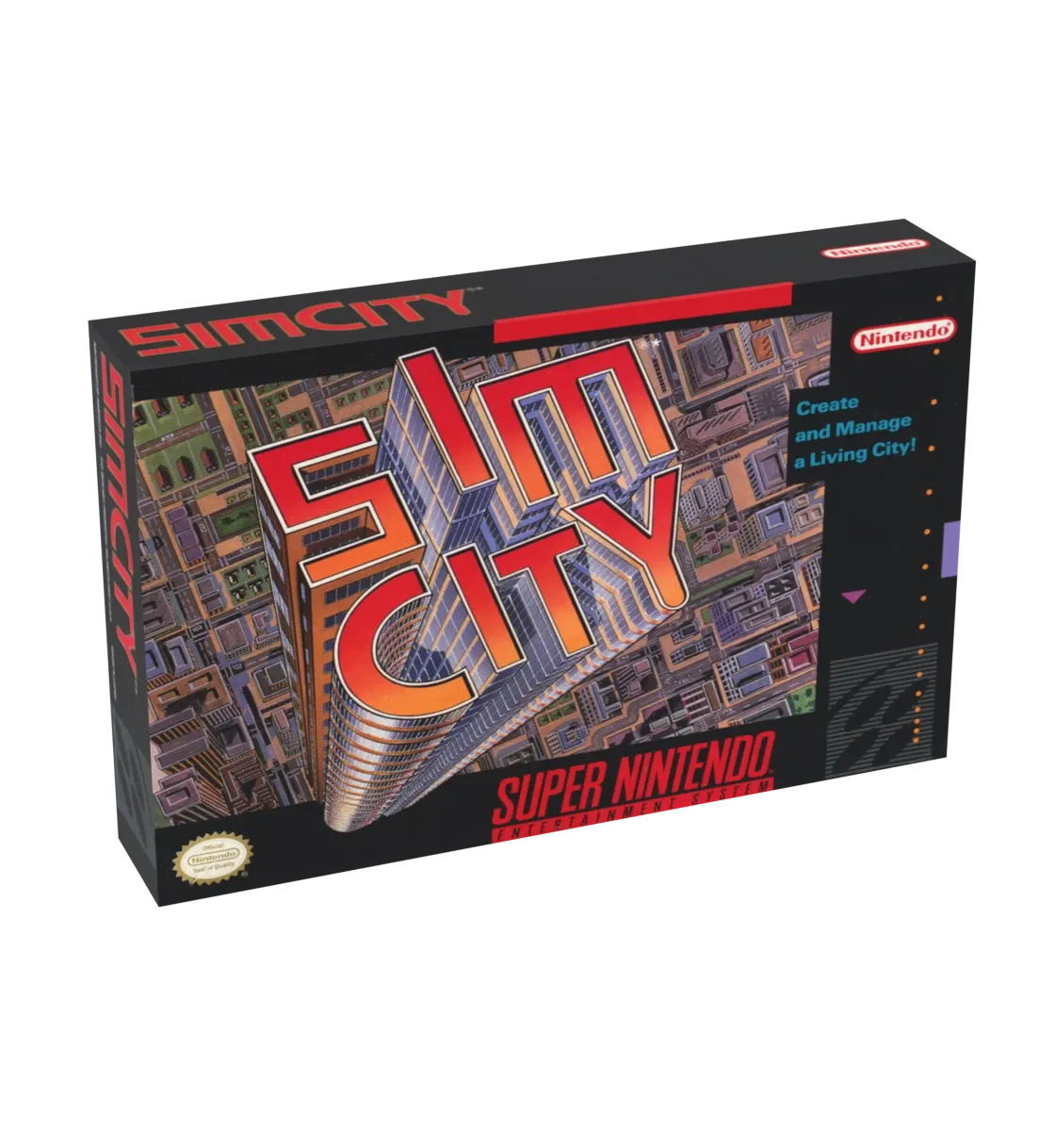 Sim City Reproduction Box