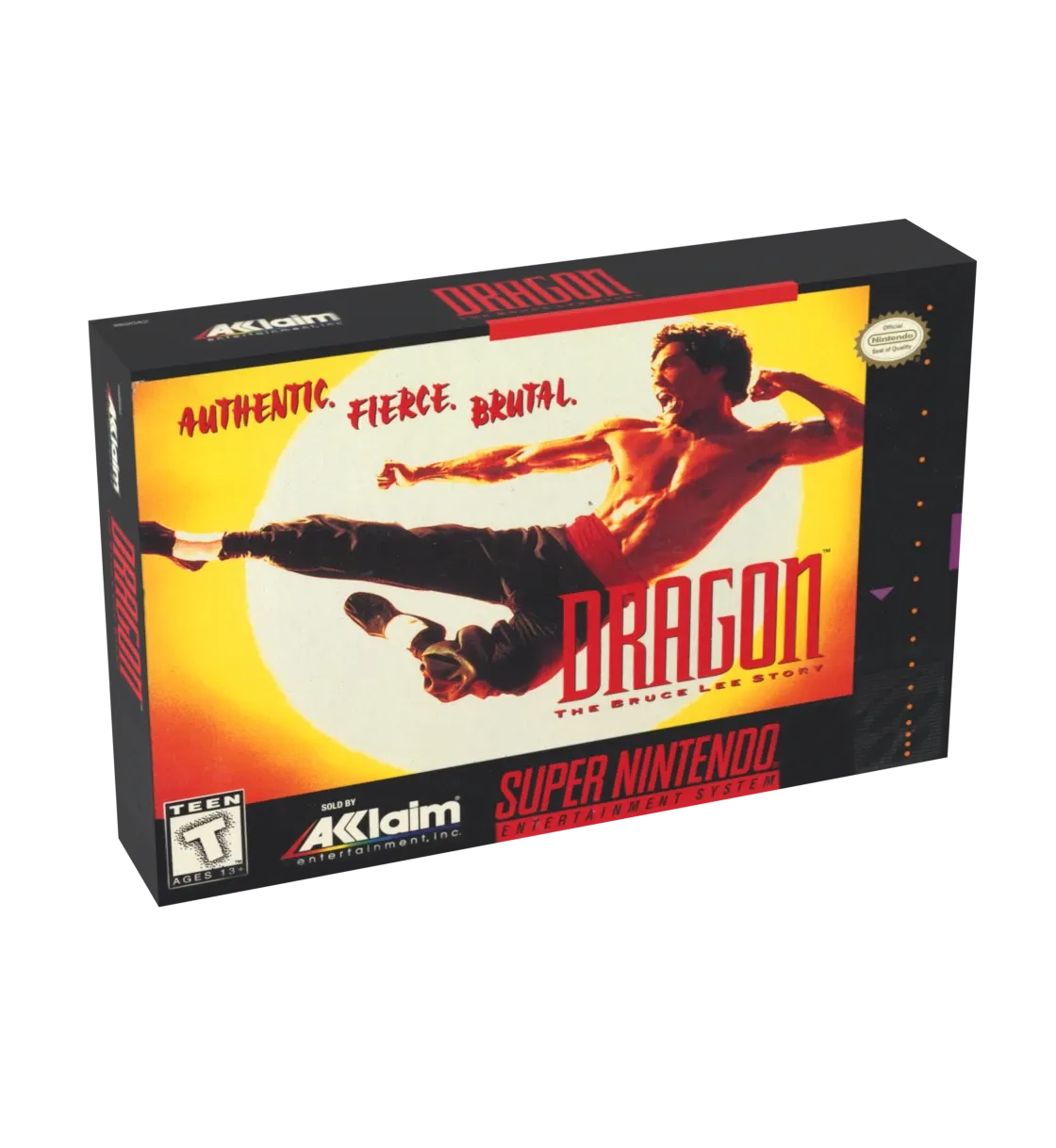 Dragon the Bruce Lee Story Reproduction Box