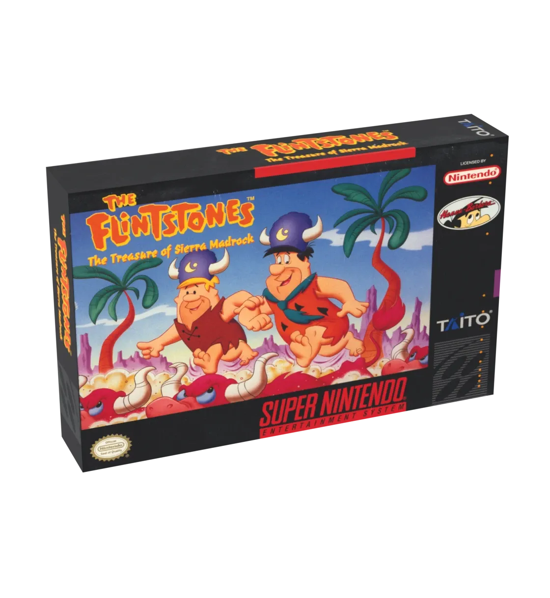 The Flinstones the Treasure of Sierra Madrock Reproduction Box