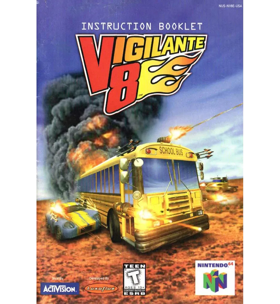 Vigilante 8 Reproduction Manual