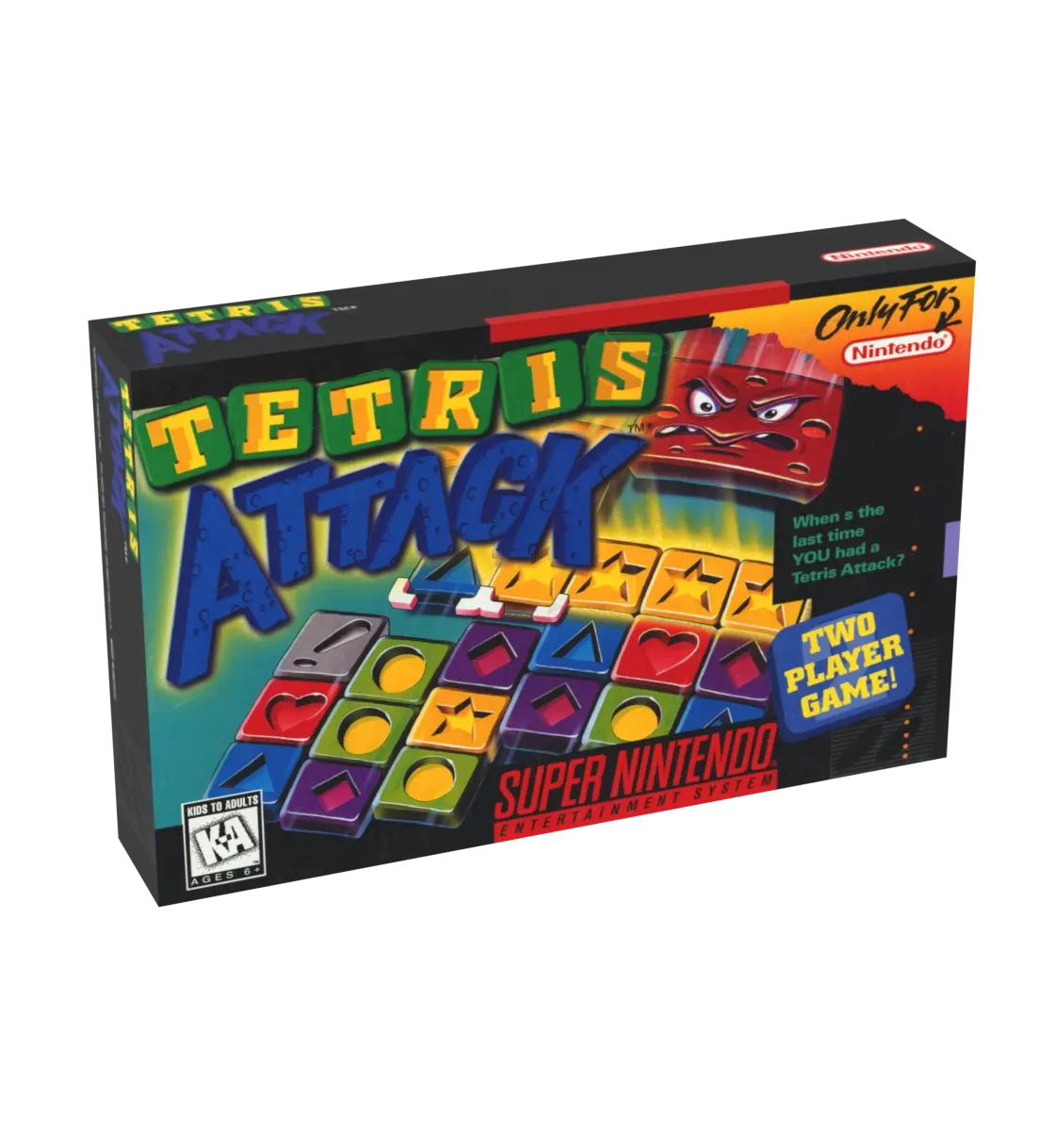 Tetris Attack Reproduction Box