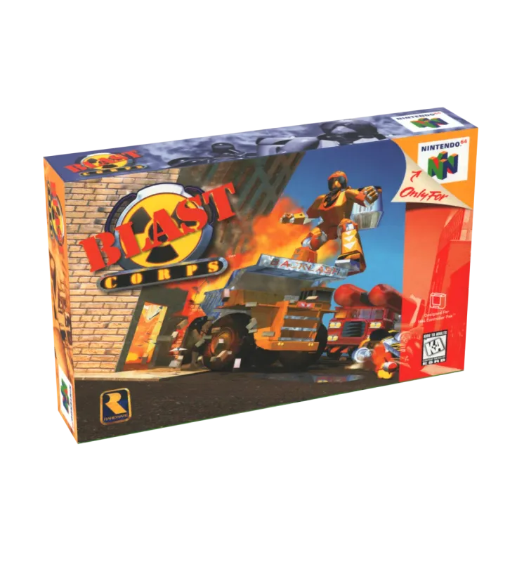 Blast Corps Reproduction Box