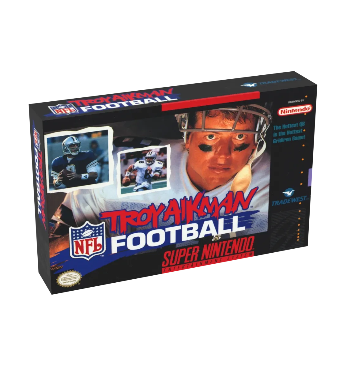Troy Aikman Football Reproduction Box