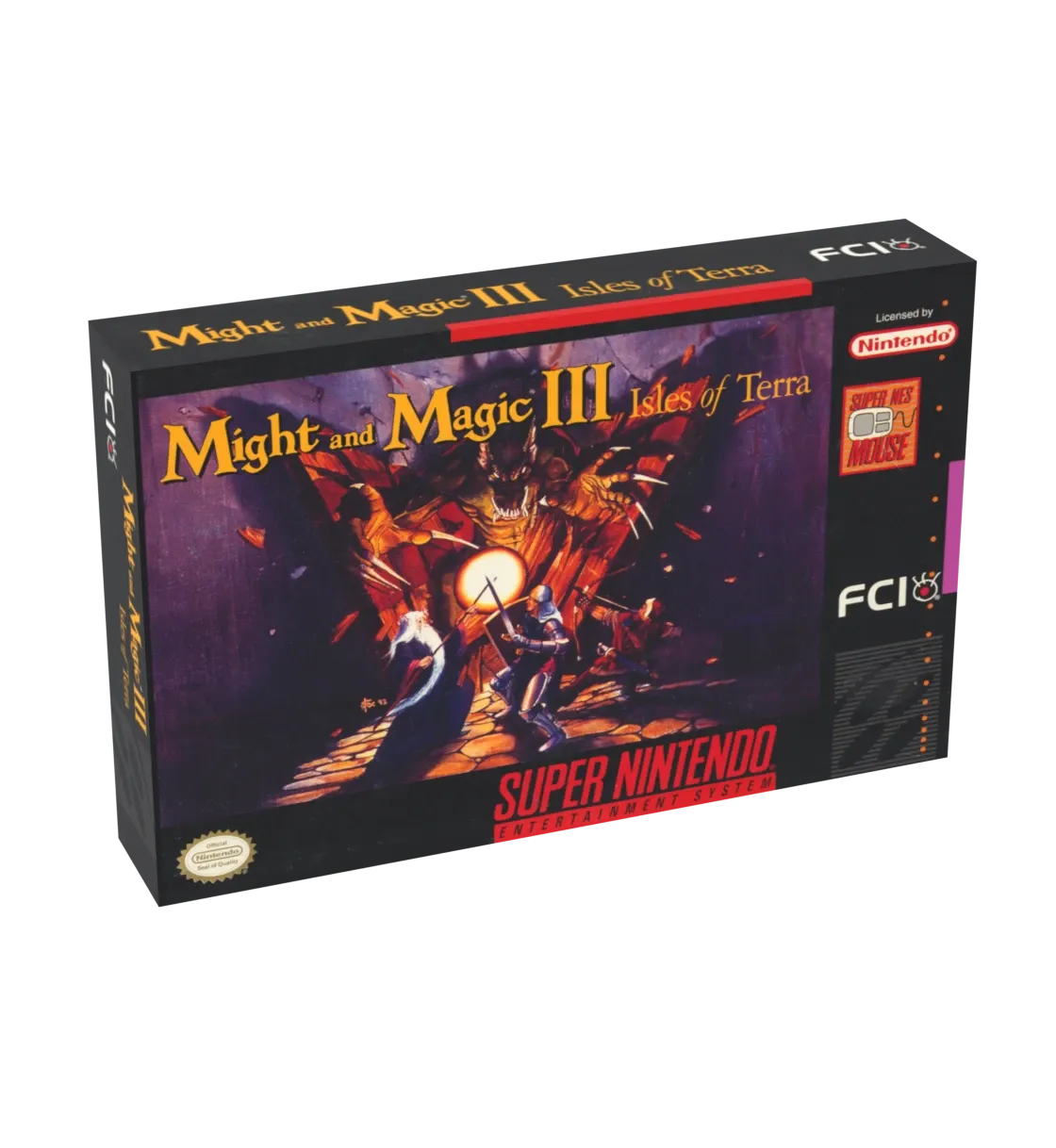 Might and Magic 3 Reproduction Box
