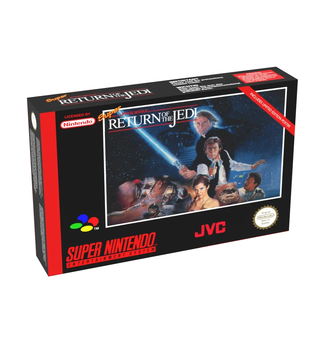 Super Star Wars Return of the Jedi Reproduction Box