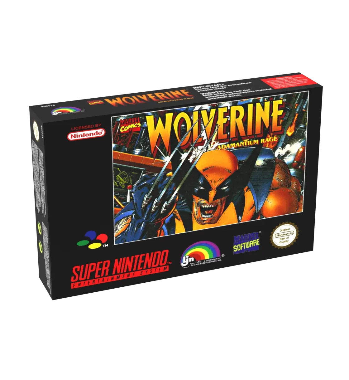 Wolverine Adamantium Rage Reproduction Box