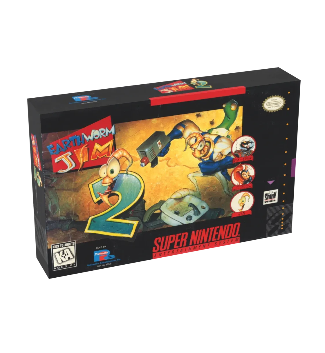 Earthworm Jim 2 Reproduction Box
