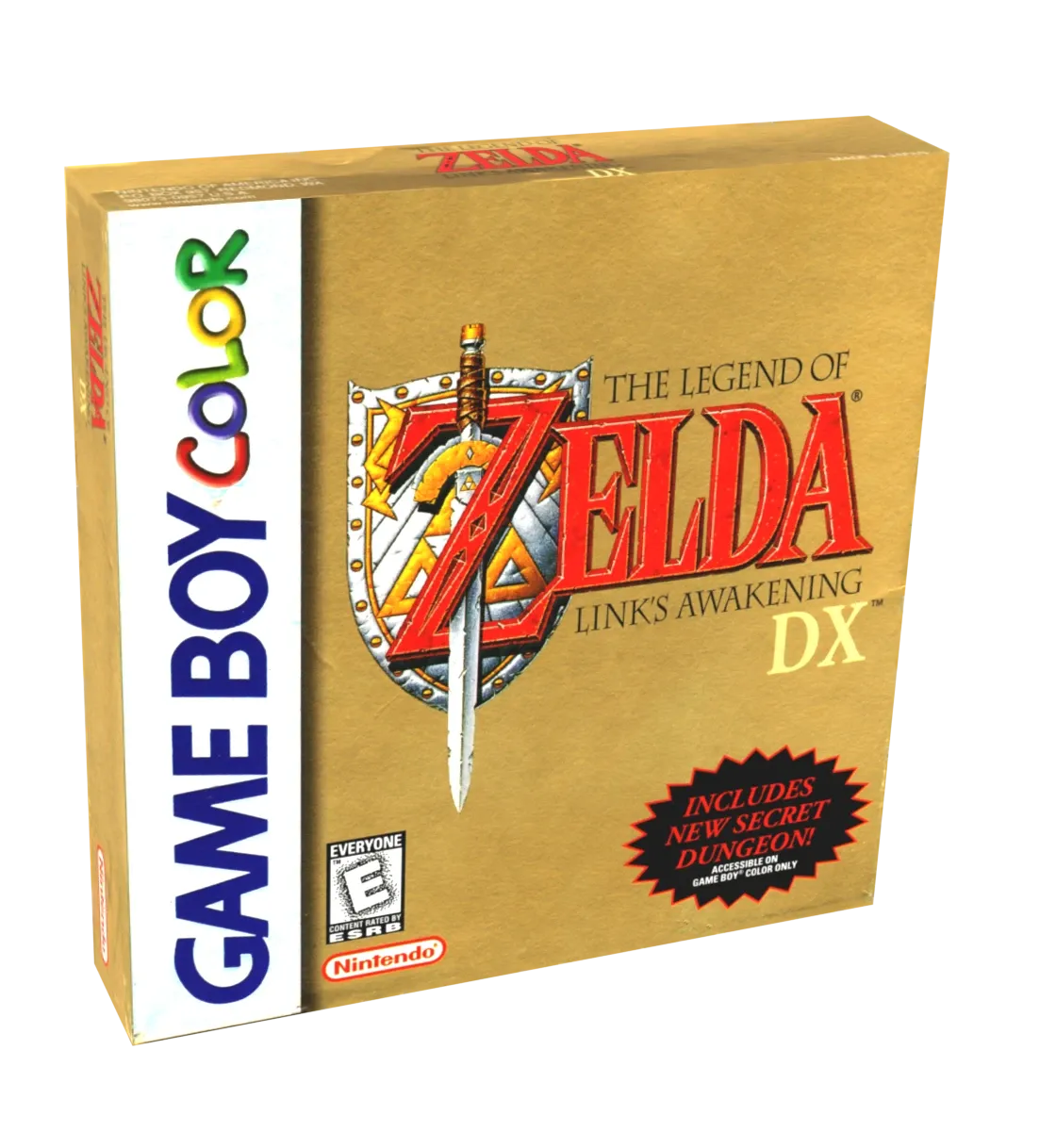 The Legend of Zelda Link&#39;s Awakening DX Reproduction Box