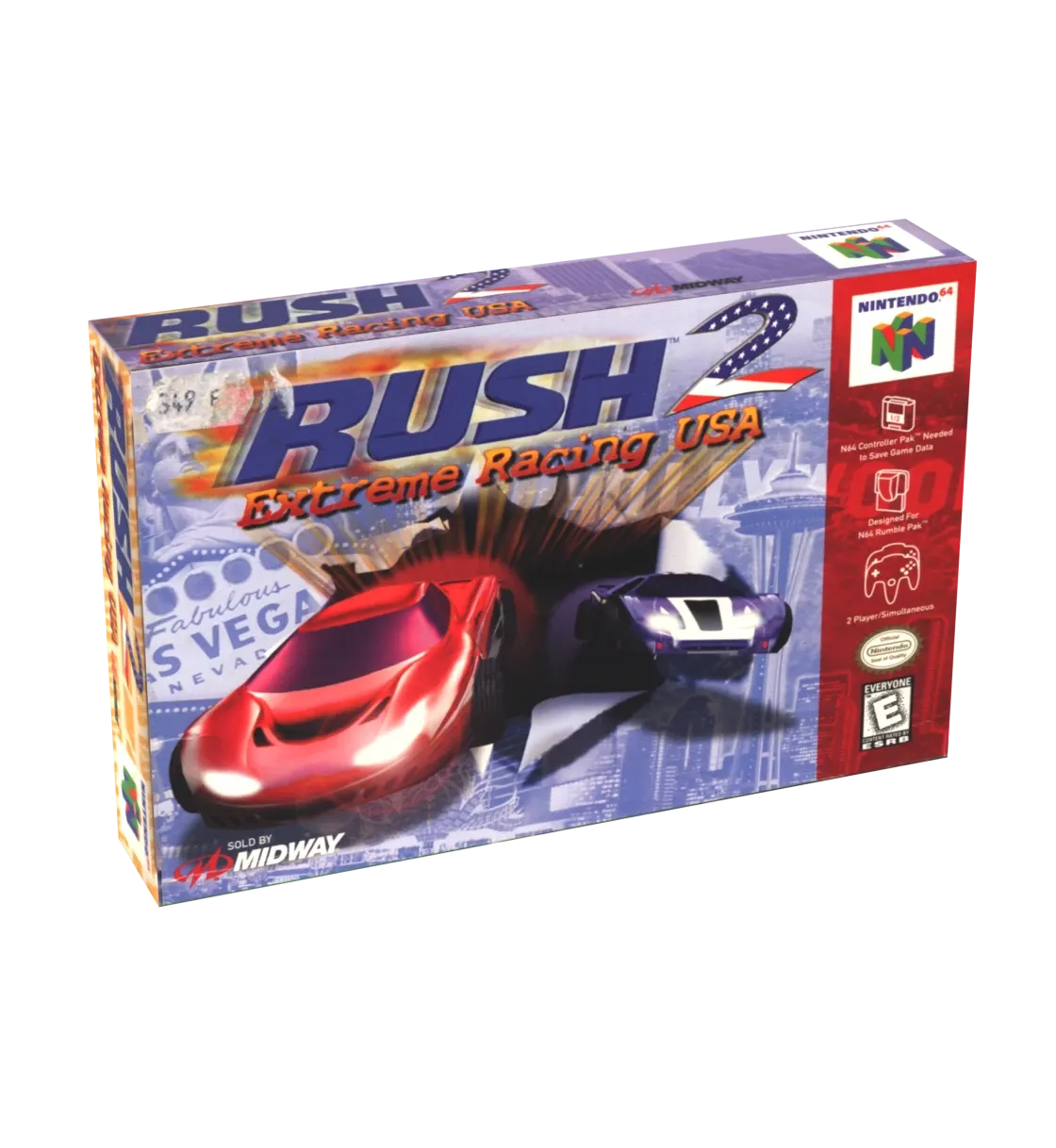 Rush 2 Extreme Racing USA Reproduction Box
