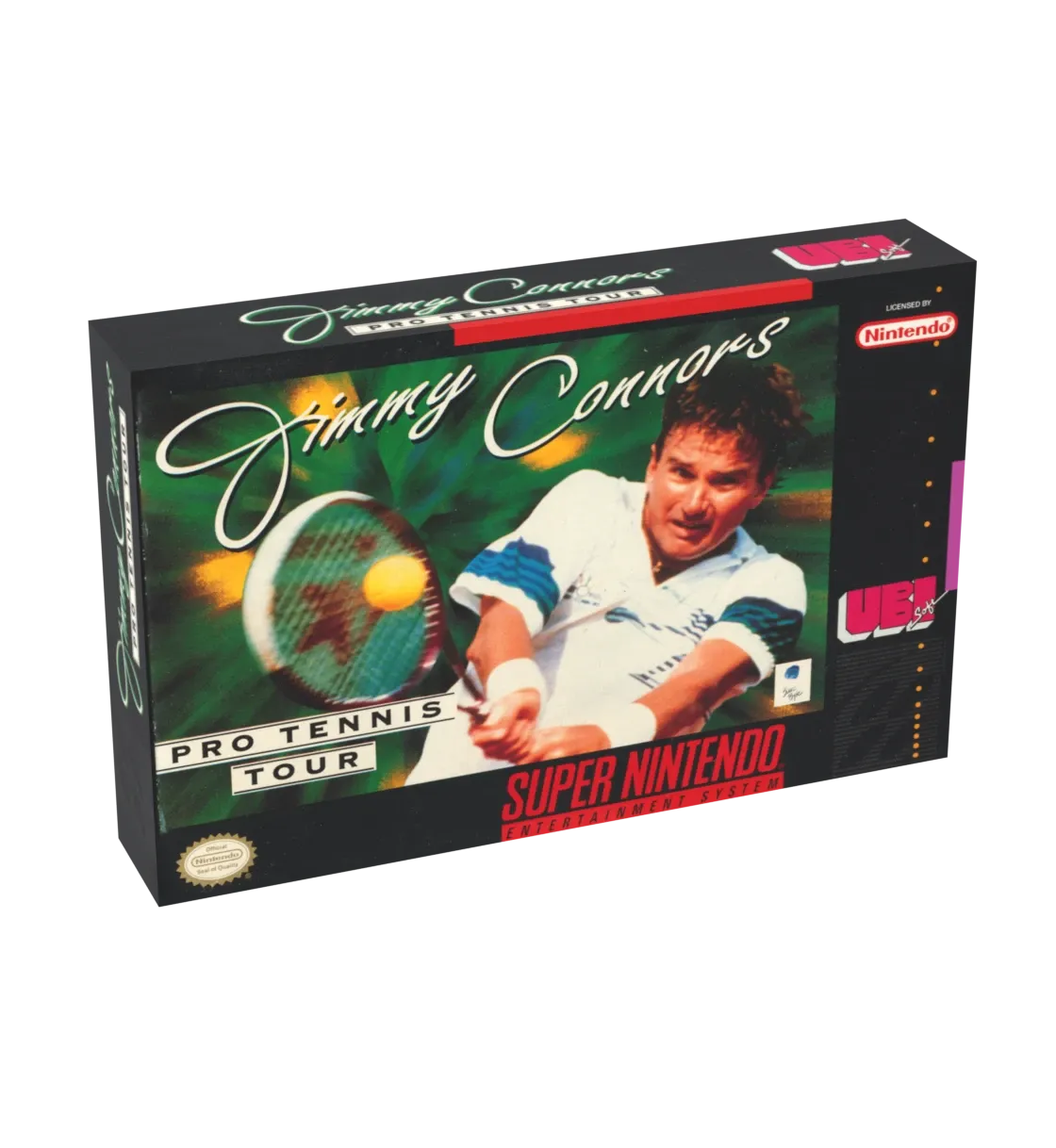 Jimmy Conners Pro Tennis Tour Reproduction Box