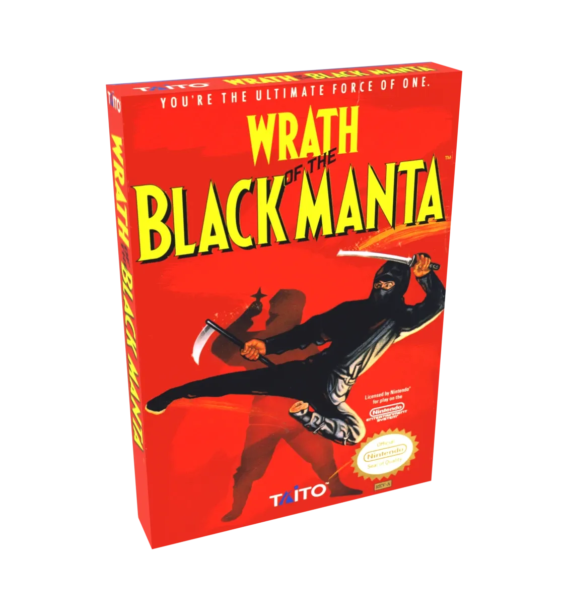 Wrath of the Black Manta Reproduction Box