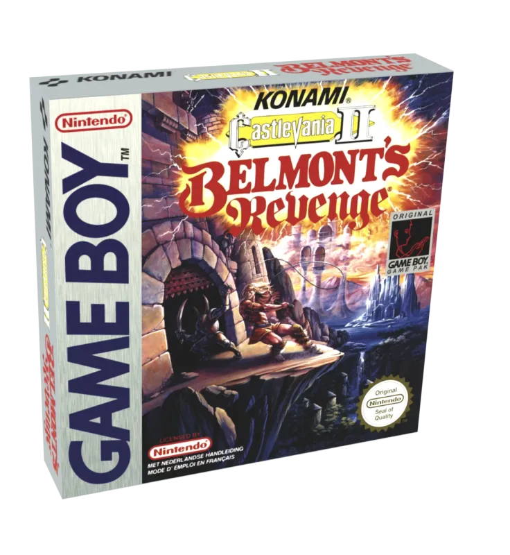 Castlevania 2 Belmont&#39;s Revenge Reproduction Box