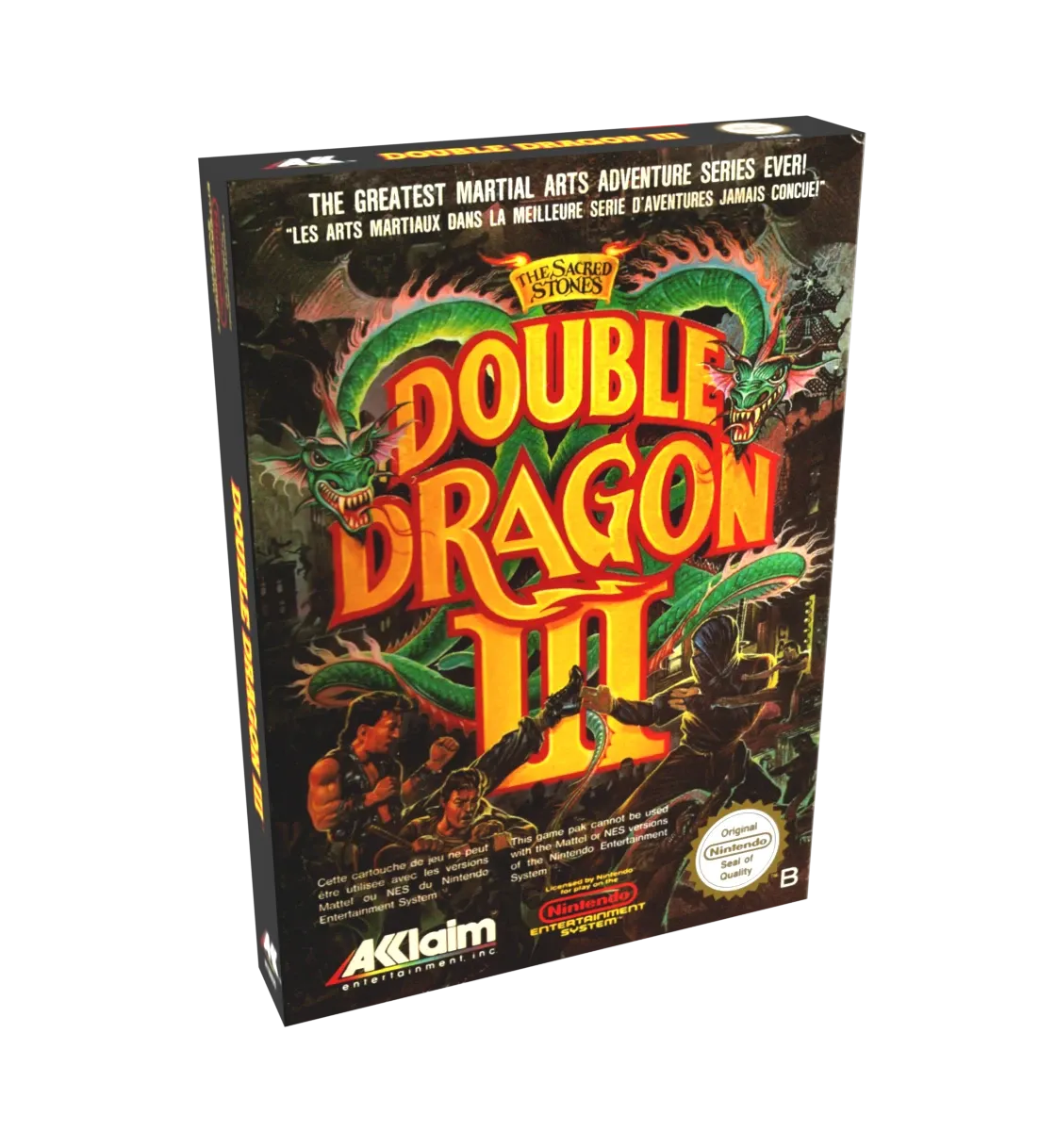 Double Dragon 3 Reproduction Box
