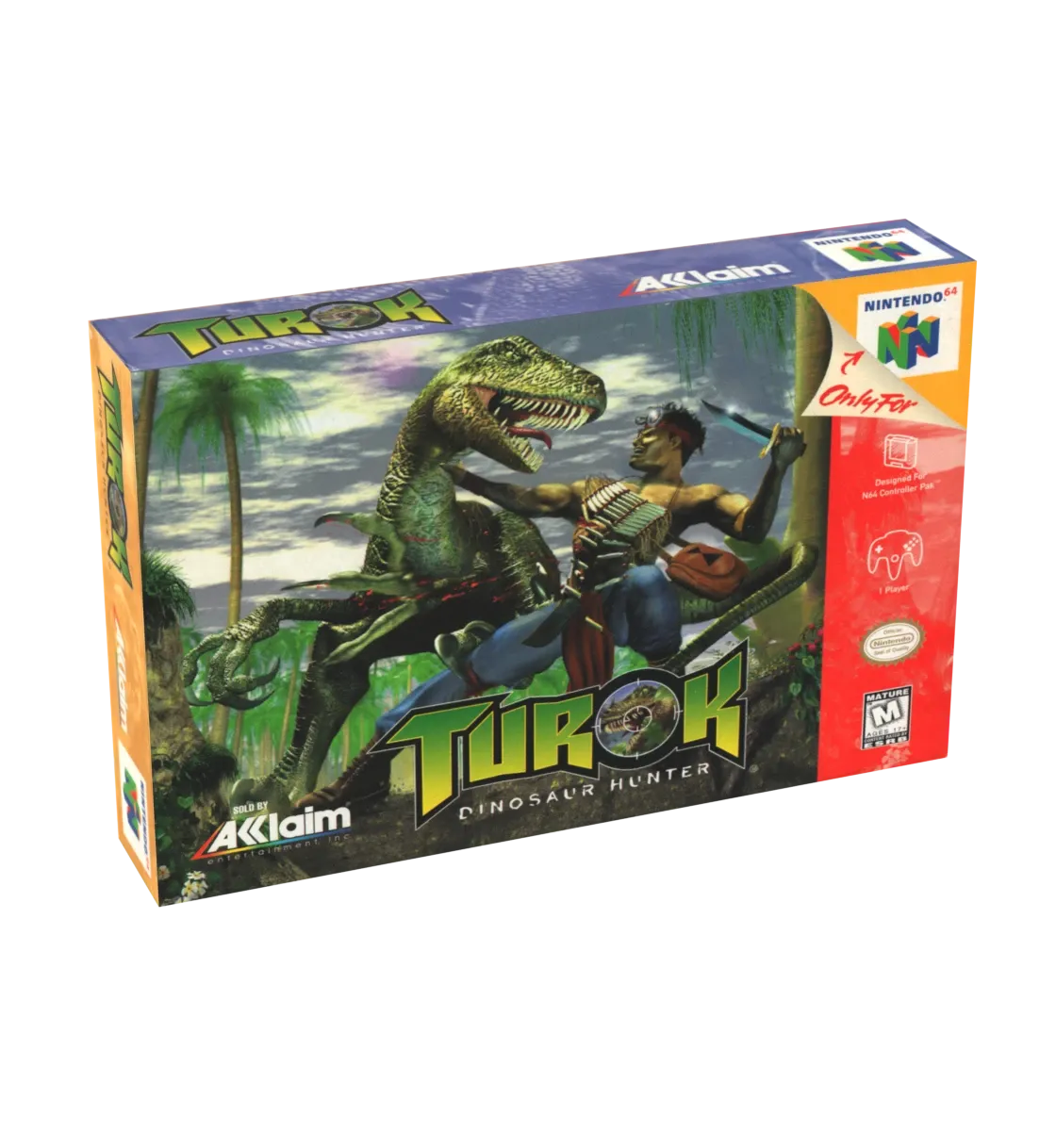 Turok Dinosaur Hunter Reproduction Box