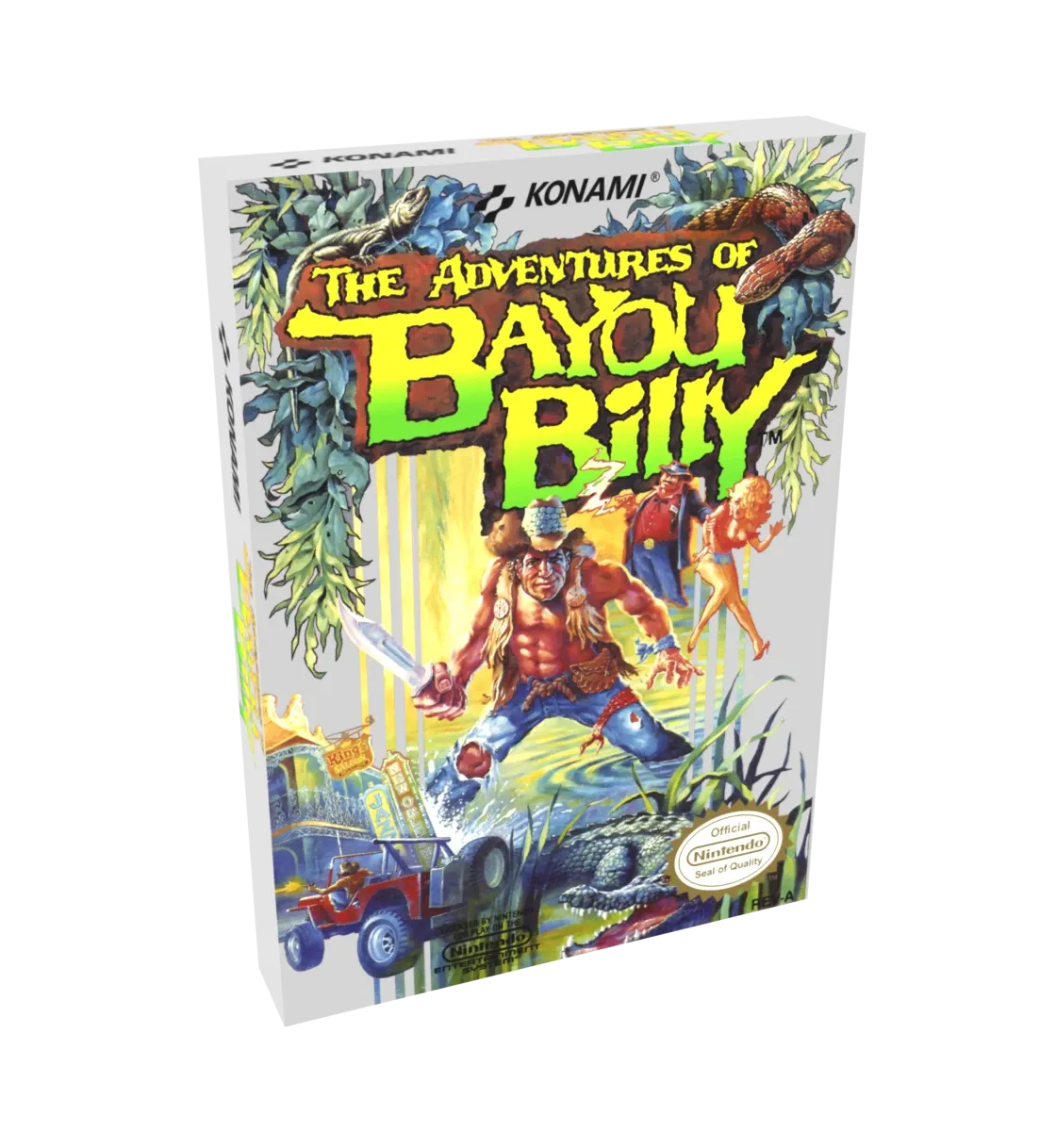 The Adventures of Bayou Billy Reproduction Box