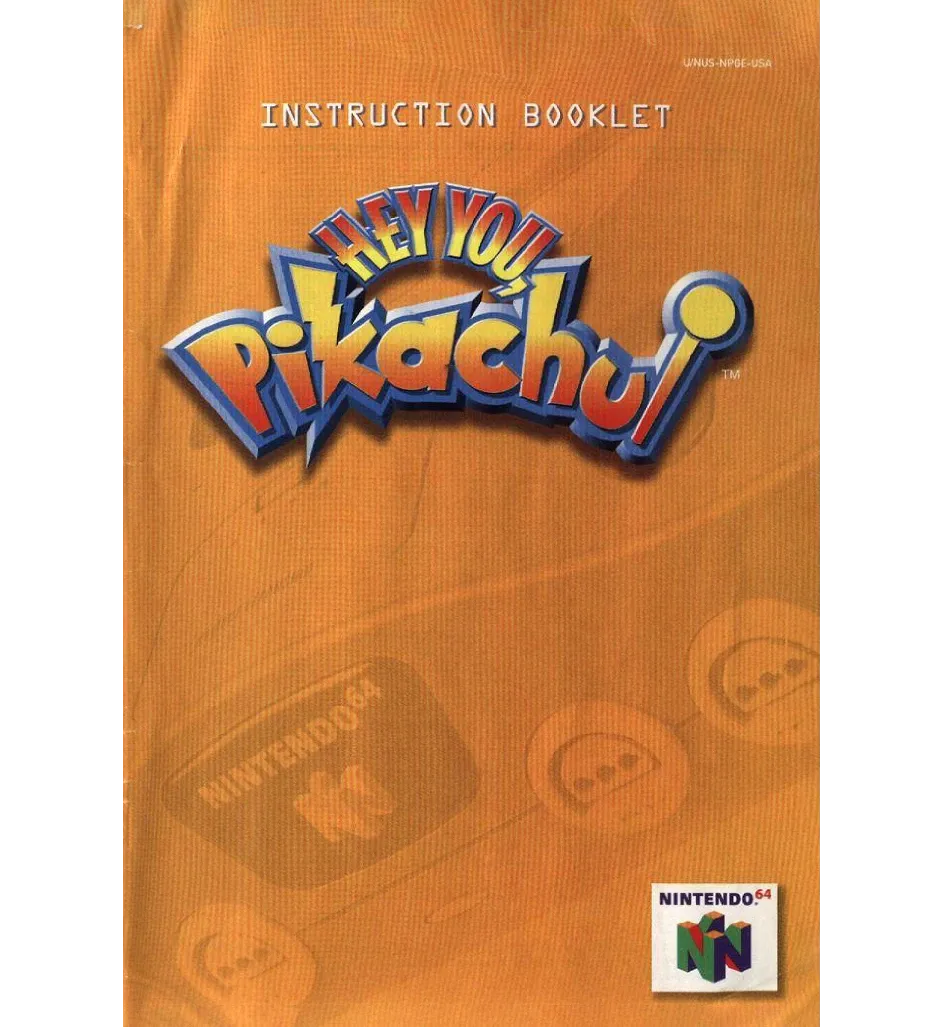 Hey You Pikachu [Custom] Reproduction Manual