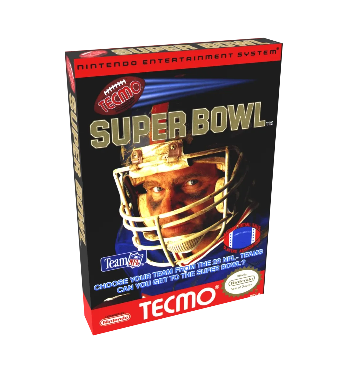 Tecmo Super Bowl Reproduction Box