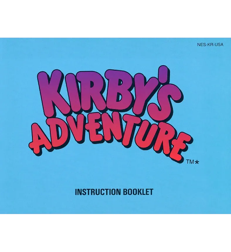 Kirby&#39;s Adventure Reproduction Manual