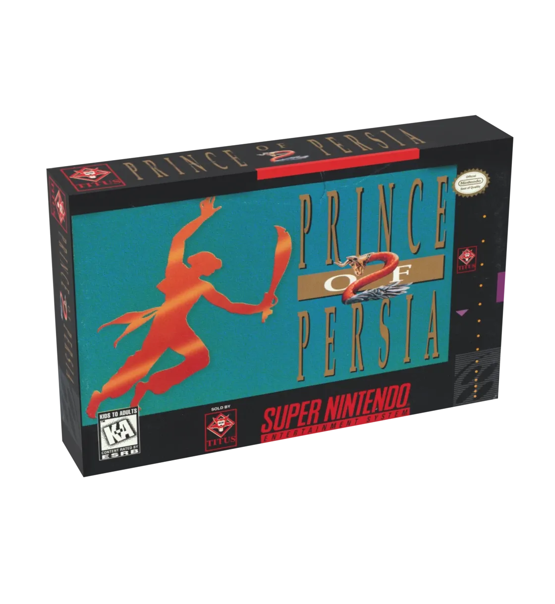 Prince of Persia 2 Reproduction Box