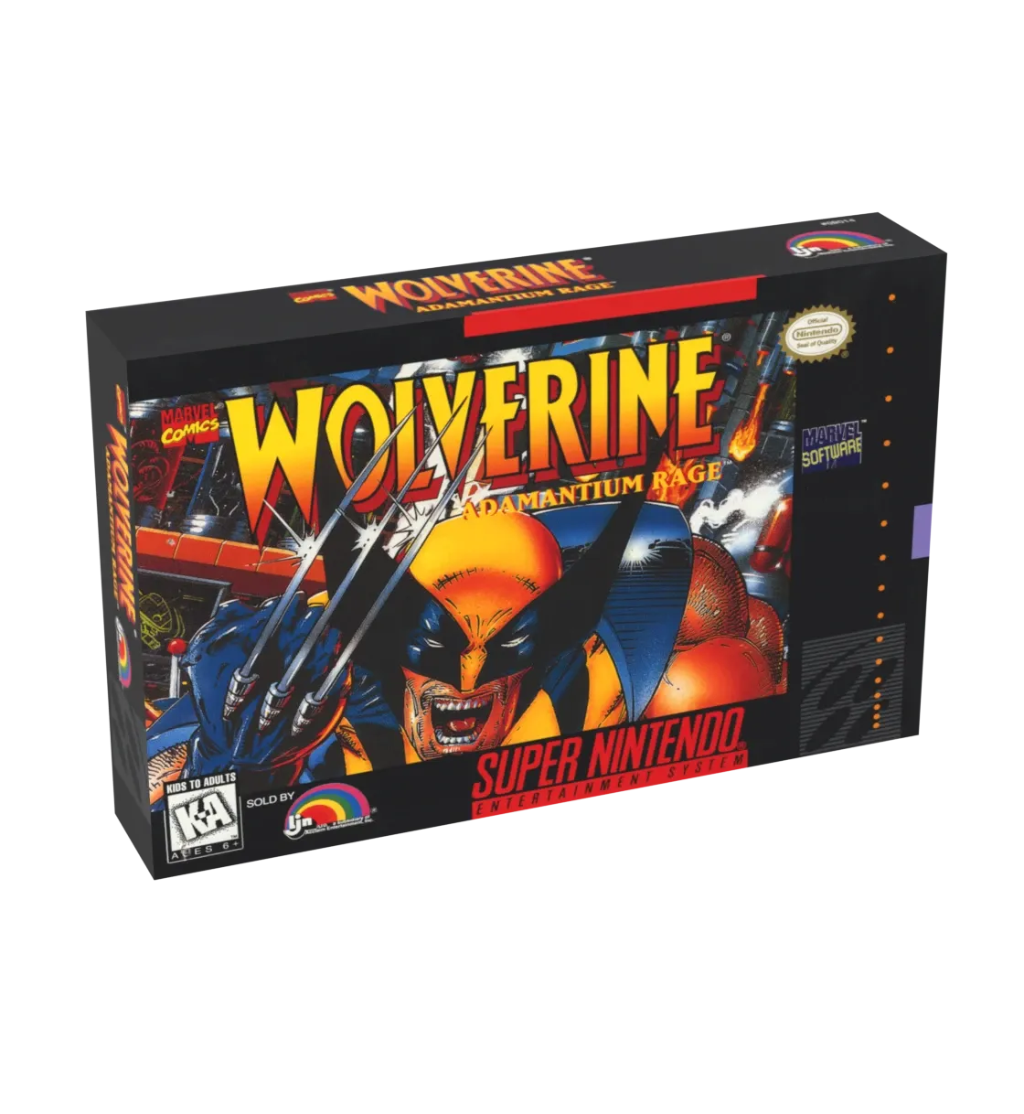 Wolverine Adamantium Rage Reproduction Box