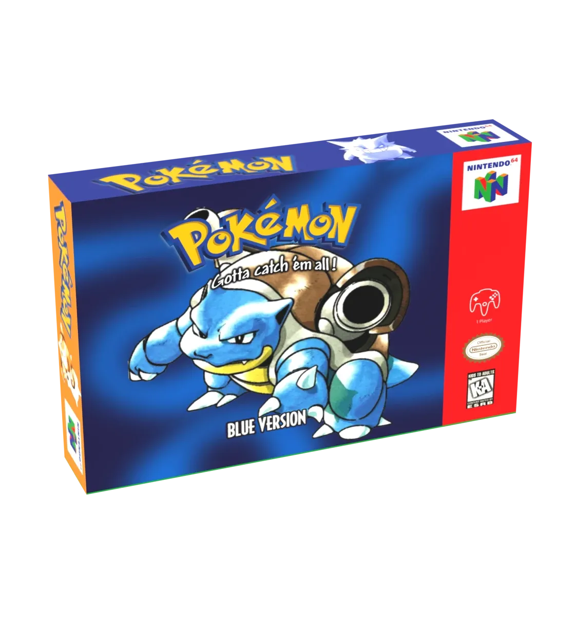 Pokemon Blue Reproduction Box