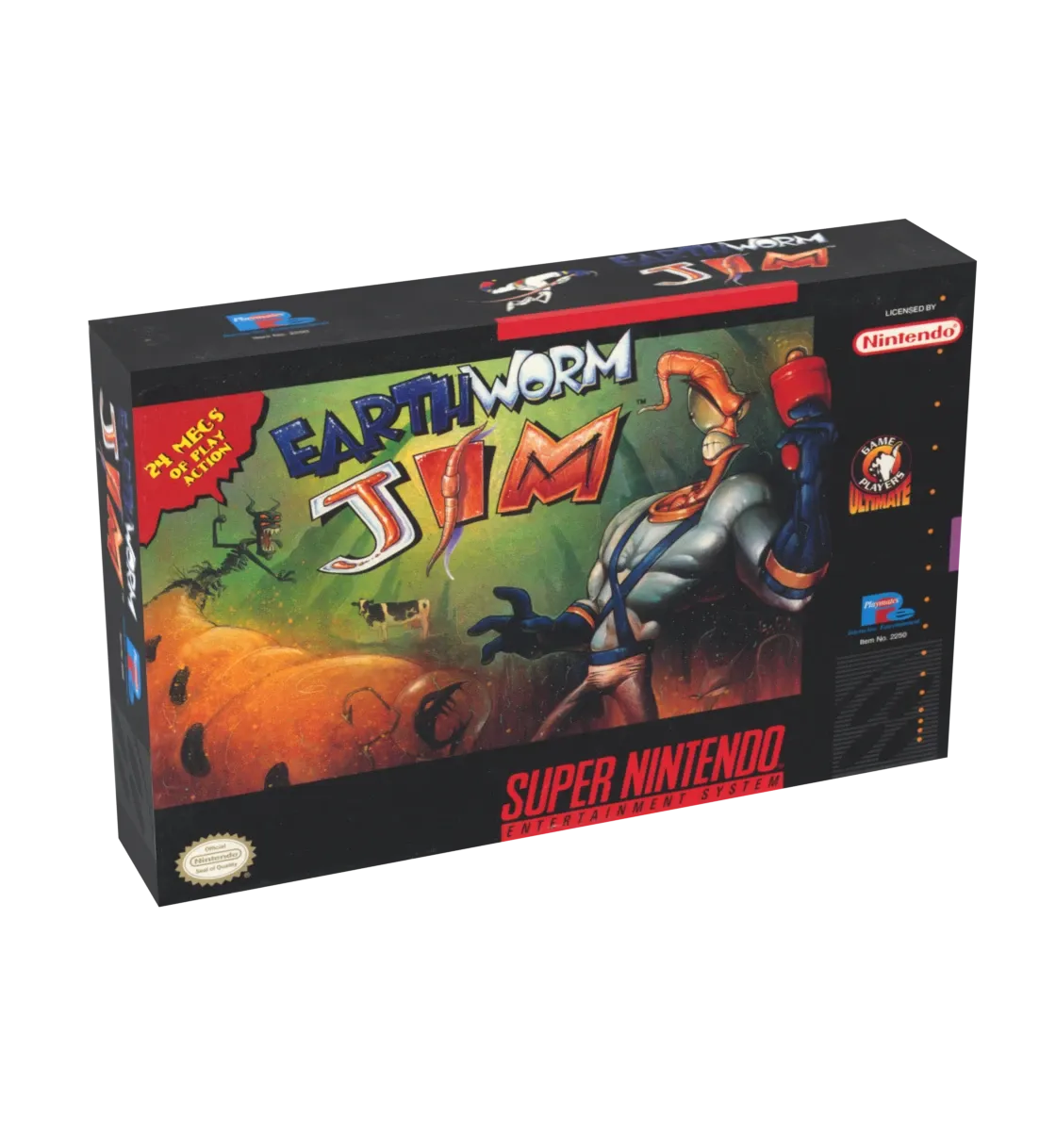 Earthworm Jim Reproduction Box